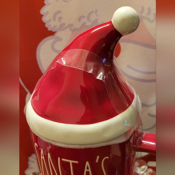 Santa's Helper Mug w/lid Topper • Rae Dunn - Picture 8 of 8